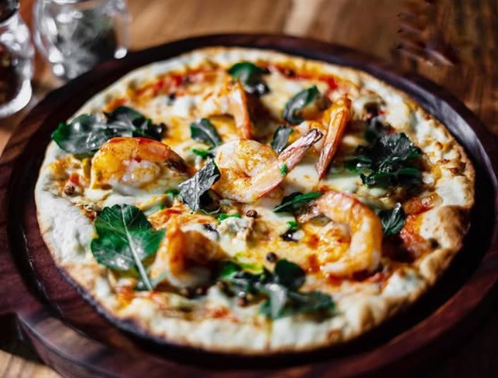 Shrimp Woodfire Pizza